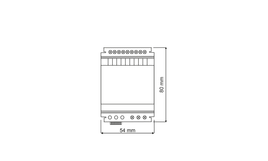 XM-2DR WYMIARY