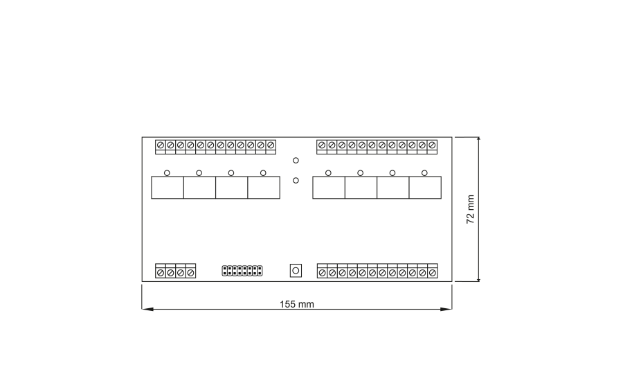 XM-8DR-BRD WYMIARY